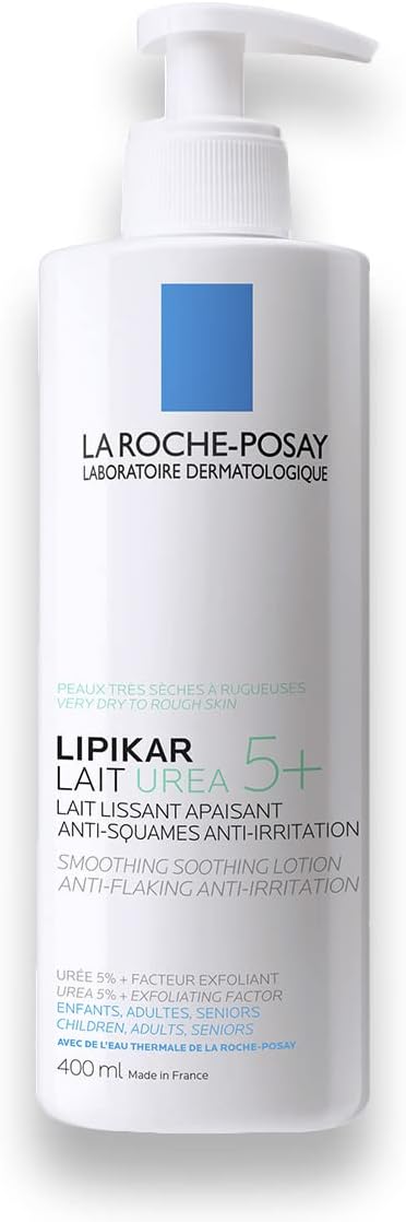 La Roche-Posay Lipikar Urea Milk 5+, pleťové mléko 400 ml-mírně poškozený obal