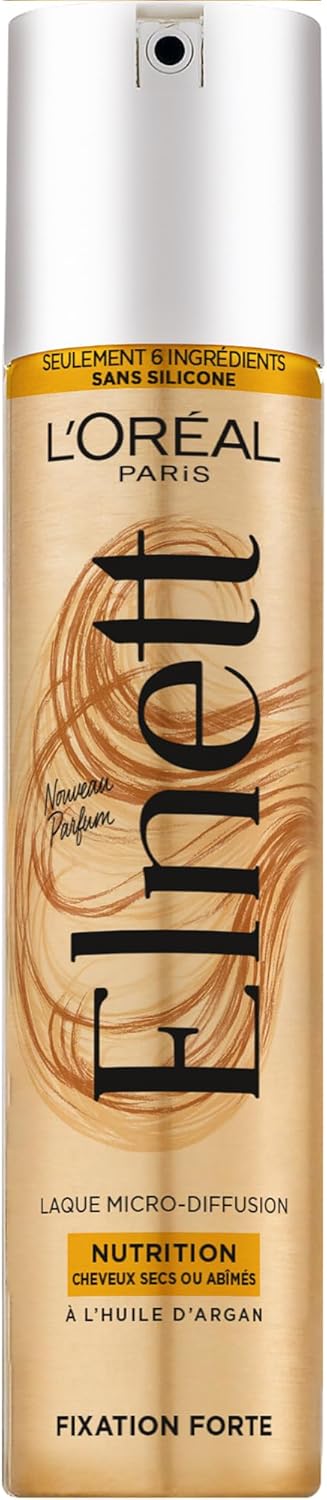L'Oréal Paris Elnett Nutrition - Lak na vlasy se silnou fixací - 200 ml
