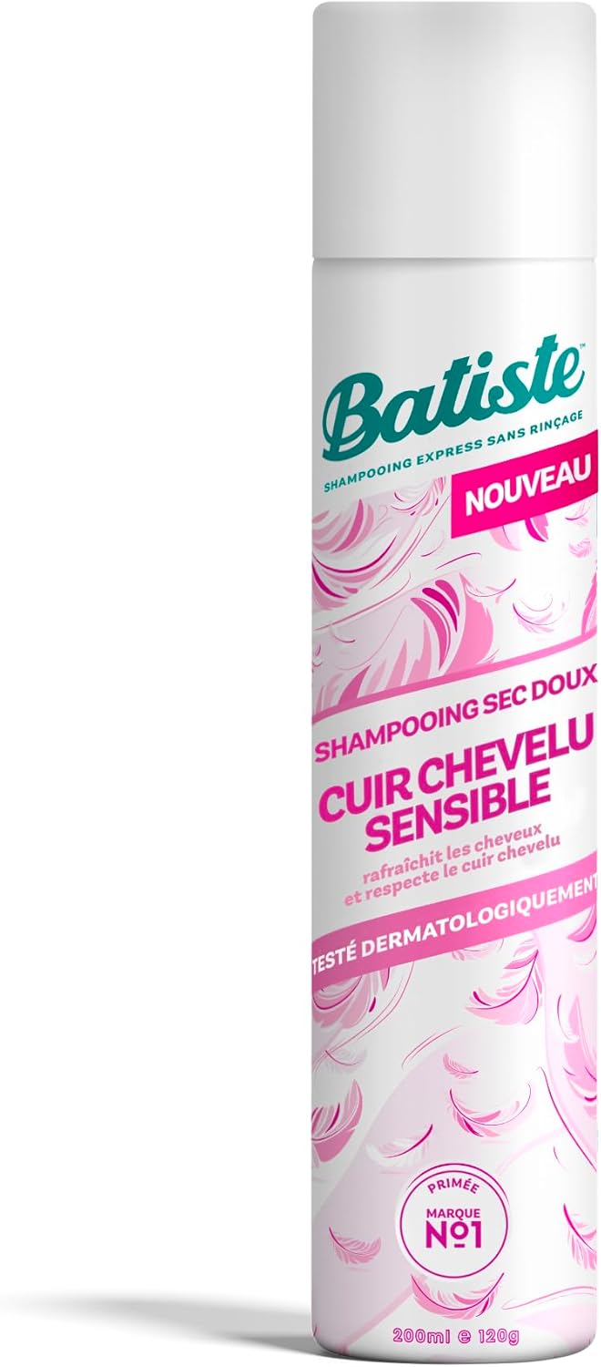 Batiste Suchý šampon pro citlivou pokožku hlavy 200 ml