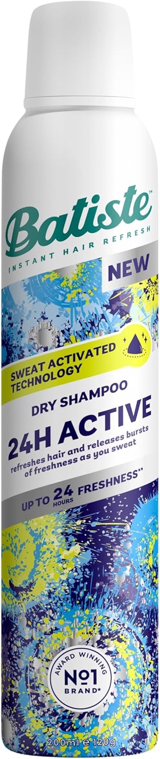 Batiste Batiste, 24hodinový aktivní bezvodý Suchý šampon 200 ml