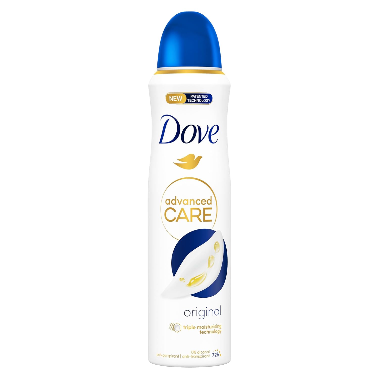Dove Advanced Care Original sprej 72 hodin 150 ml
