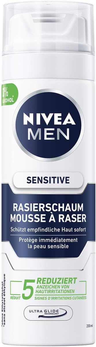 Nivea Men Sensitive pěna na holení, 200 ml