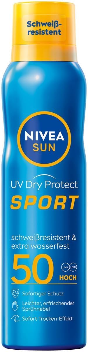 Nivea Sun UV Dry Protect SPORT Sprej SPF 50 200 ml