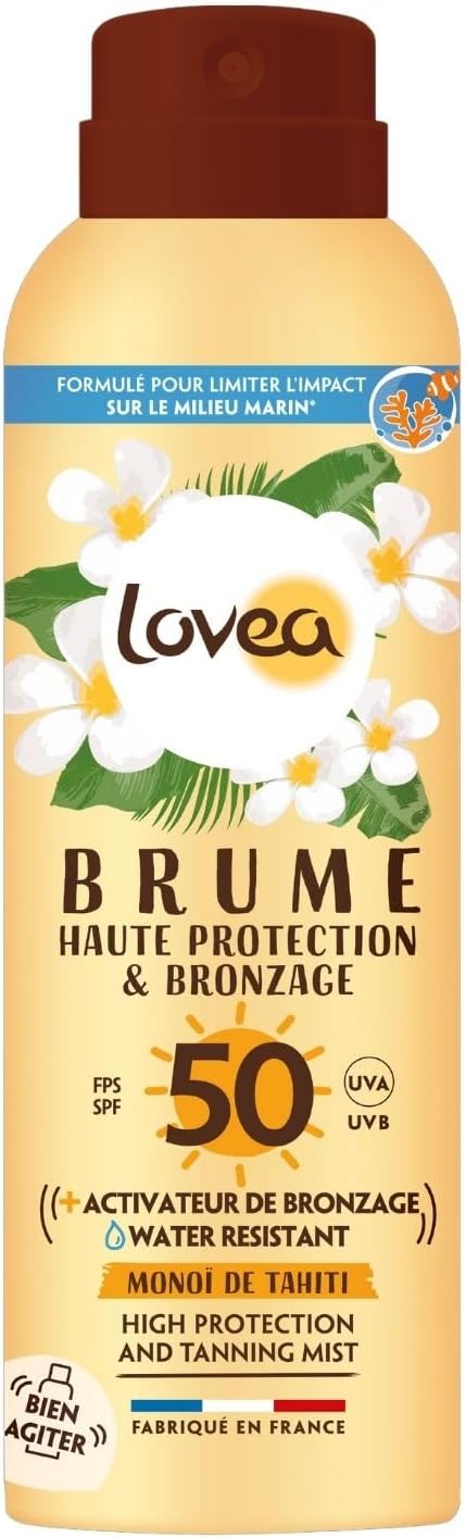 LOVEA - Monoi de Tahiti Opalovací mlha SPF 50 - 150 ml