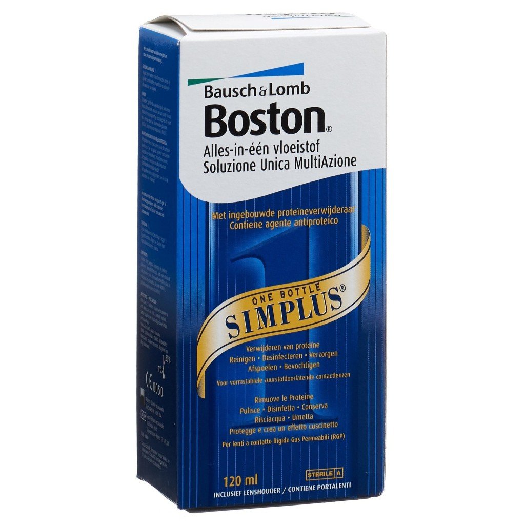 BAUSCH + LOMB Bausch & Lomb Boston Simplus 120 ml-exp:10/26