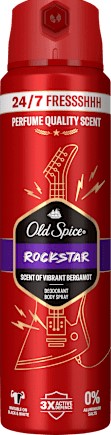 Old Spice Deodorant ve spreji Rockstar, 150 ml