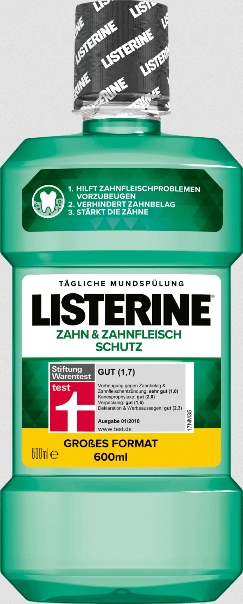 Listerine ústní voda na ochranu zubů a dásní 600ml