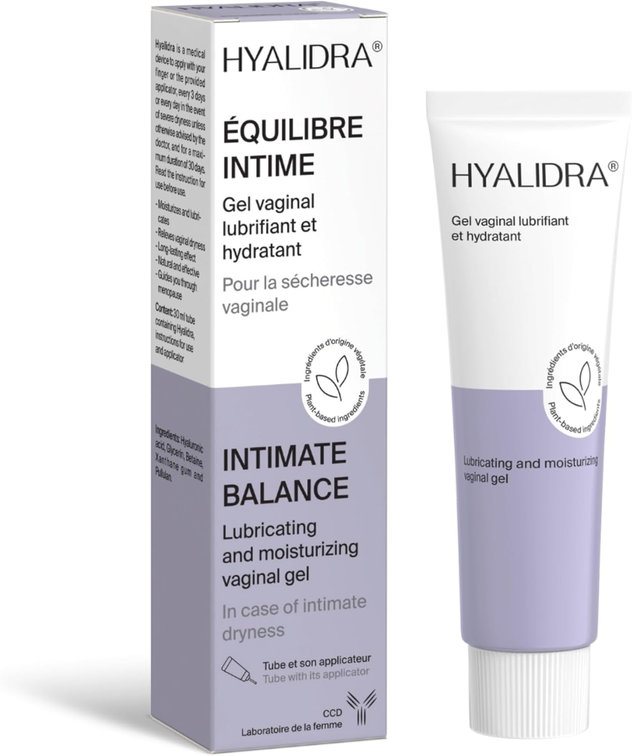 Laboratoire CCD Hyalidra vaginální lubrikační hydratační gel 30ml