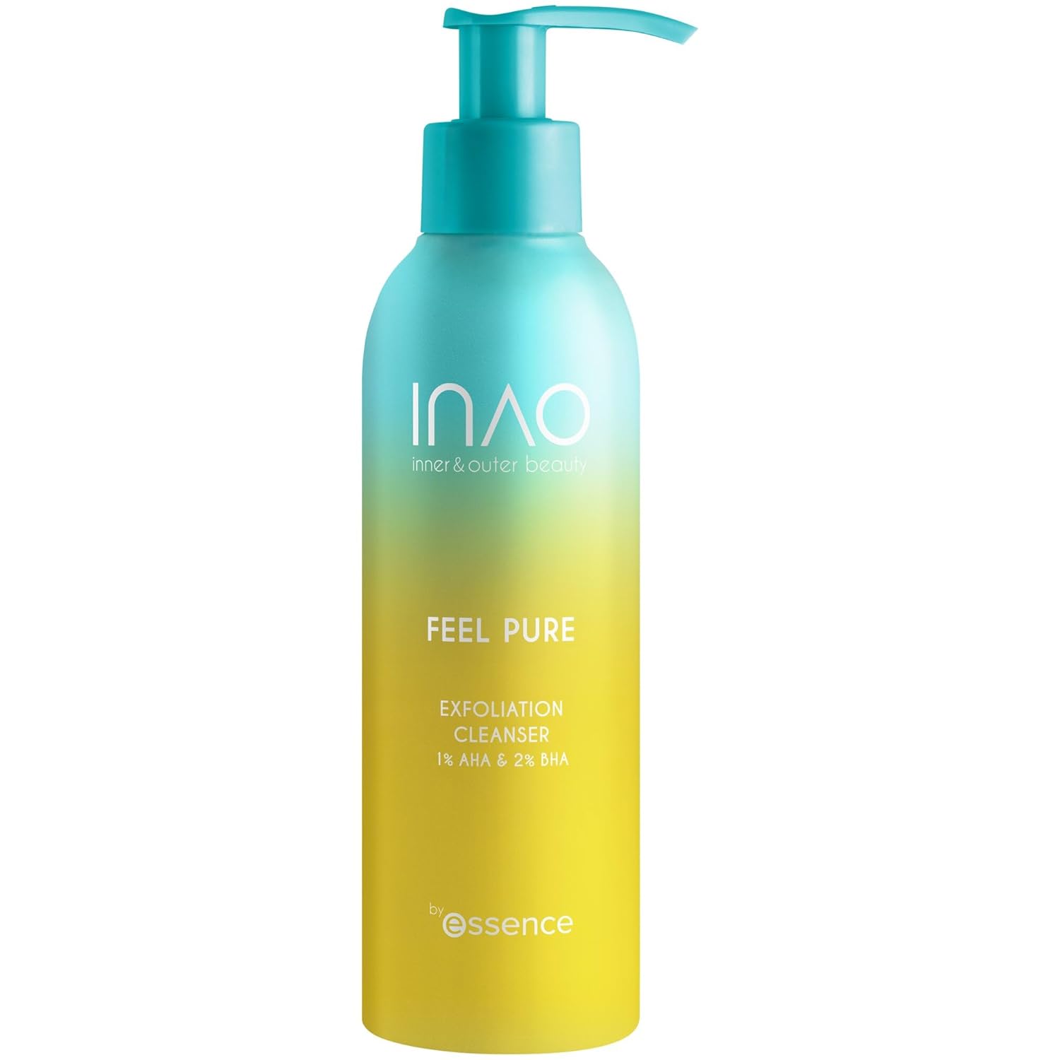 INAO Skincare Feel Pure gel na čištění obličeje s AHA, BHA a niacinamidem 175 ml
