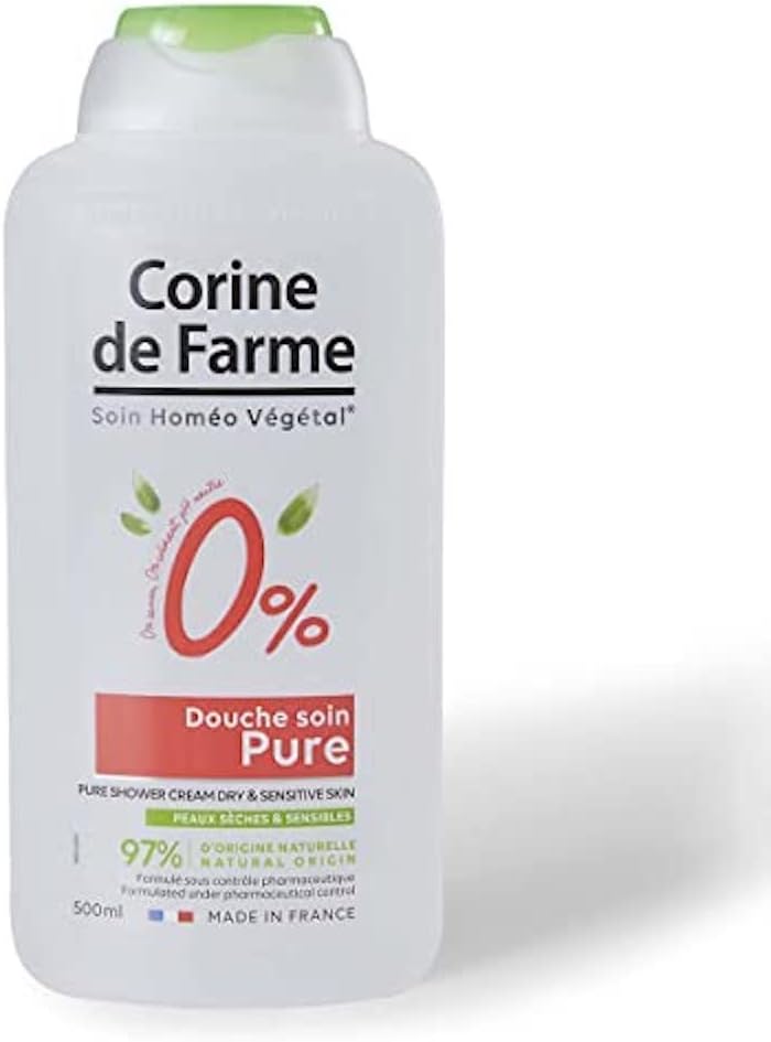 Corine de Farme - Čistý sprchový gel 0%, suchá a citlivá pleť 500 ml