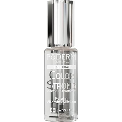 Poderm Základní lak na nehty s biotinem, křemíkem a keratinem 001 Base Coat 8ml