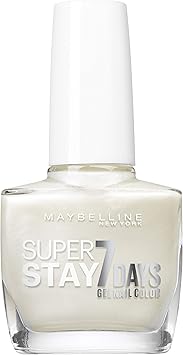 MAYBELLINE NEW YORK Lak na nehty Super Stay Forever Strong 7 Days 077 Pearly White, 10 ml