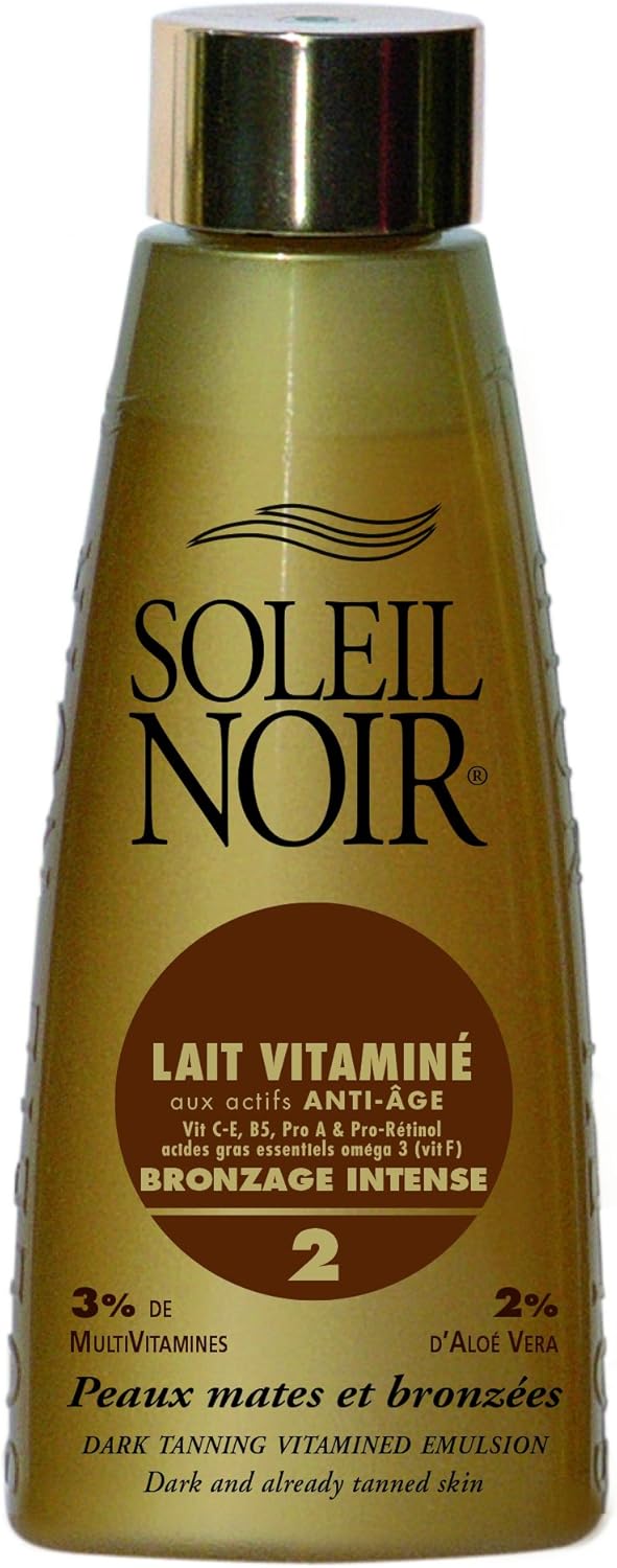 Soleil Noir vitamínová emulze na tmavé opalování SPF 2 150ml