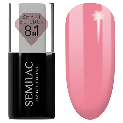 Semilac Smart Builder UV gel lak 813 Pastelově růžová 7 ml