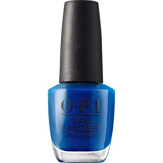 OPI Nail Lacquer Neprůhledný světle modrozelený třpytivý lak na nehty NLF84 Do You Sea What I Sea? 15ml
