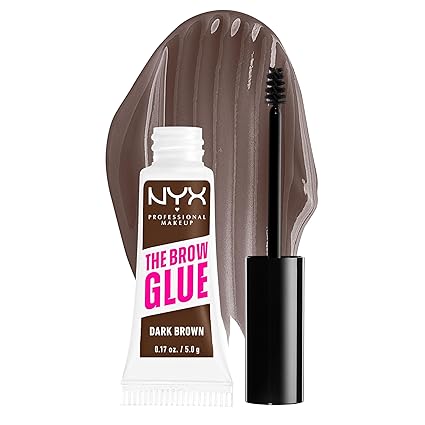 NYX PROFESSIONAL MAKEUP Tónovací gel na obočí The Brow Glue TD004 tmavě hnědý 5g