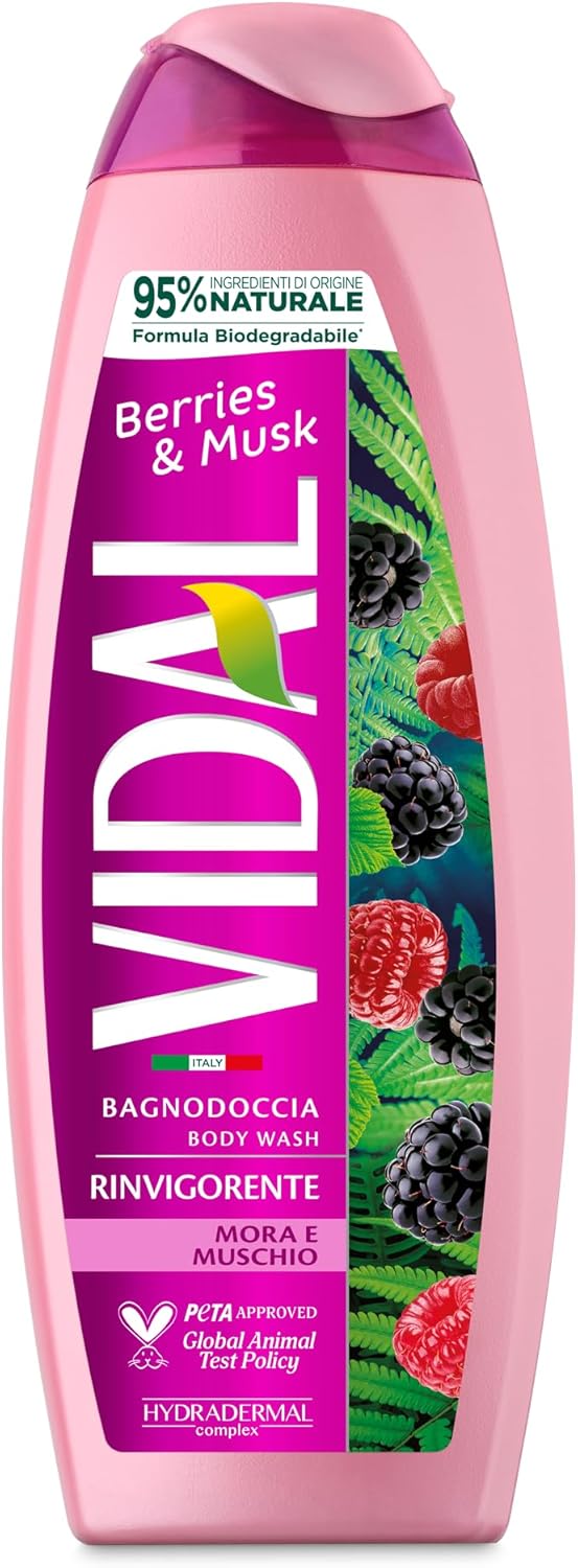 Levně Vidal tonizující koupelová pěna s ostružinami a mechem 500 ml