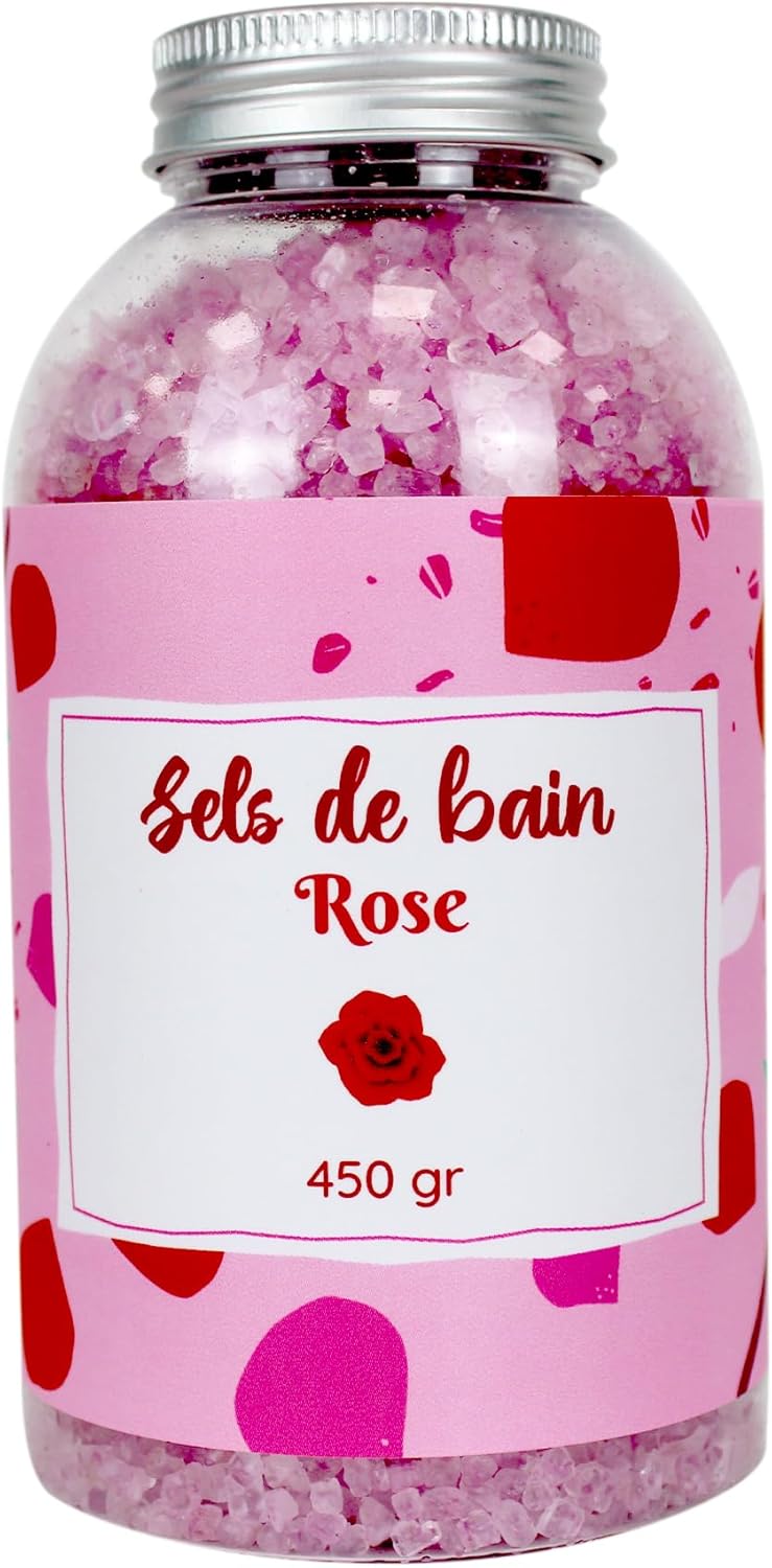 French Tendance sels de bain koupelové soli 450g Ružové
