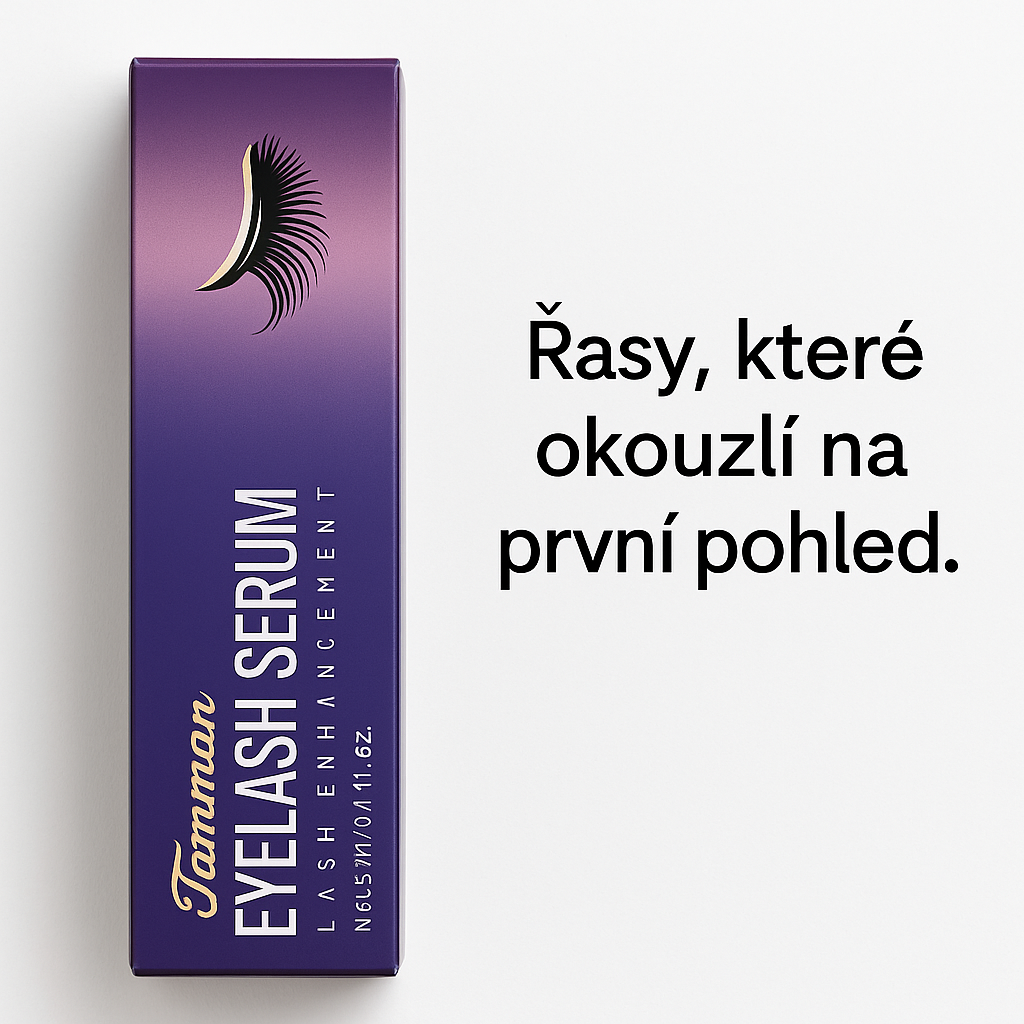 TAMRAN Sérum na řasy Long Lashes bez hormonů, přírodní sérum 5ml