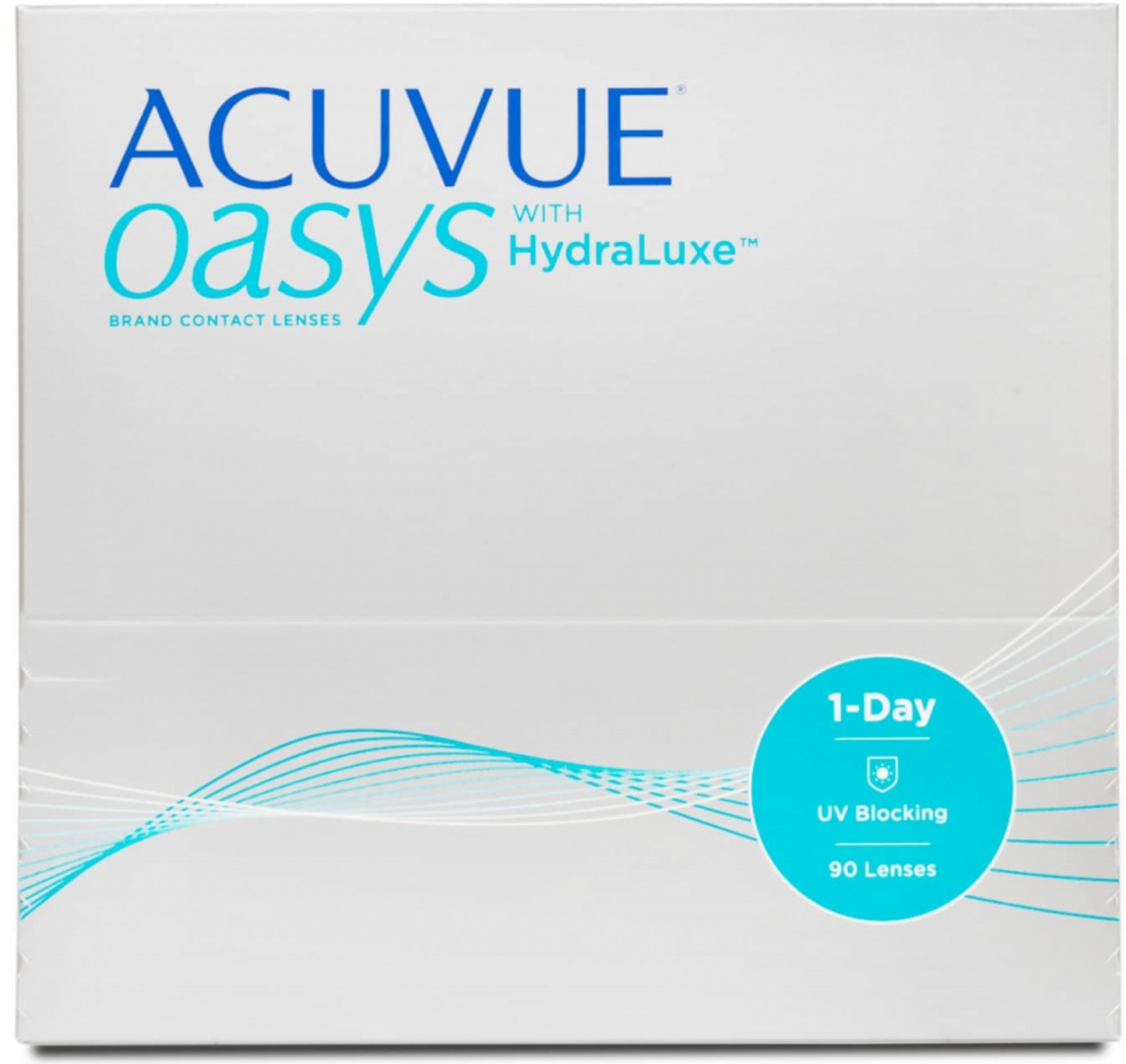 Acuvue Oasys 1-Day with Hydraluxe (90 čoček) -1.25 - Neúplné balení