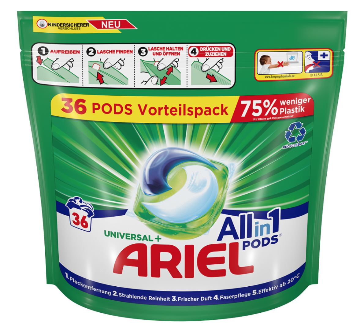 ARIEL All in One Prací kapsle (36ks)