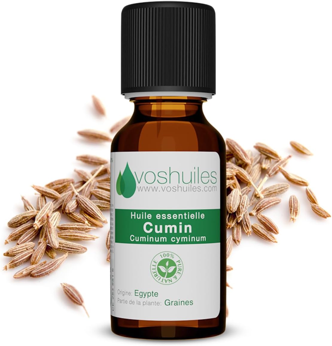 Voshuiles - Esenciální olej z kmínu - 10 ml - 100% čistý a přírodní