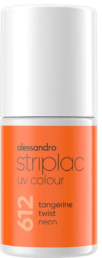 Alessandro Striplac UV lak na nehty, 612 Tangerine twist neon, 6,5ml