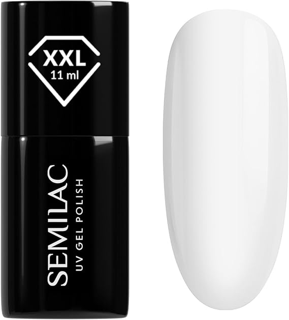 Semilac UV hybridní lak na nehty 001 silně bílá 11 ml