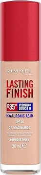 Rimmel London Lasting Finish up to 35h, 010 Rose Ivory, make-up, 30ml