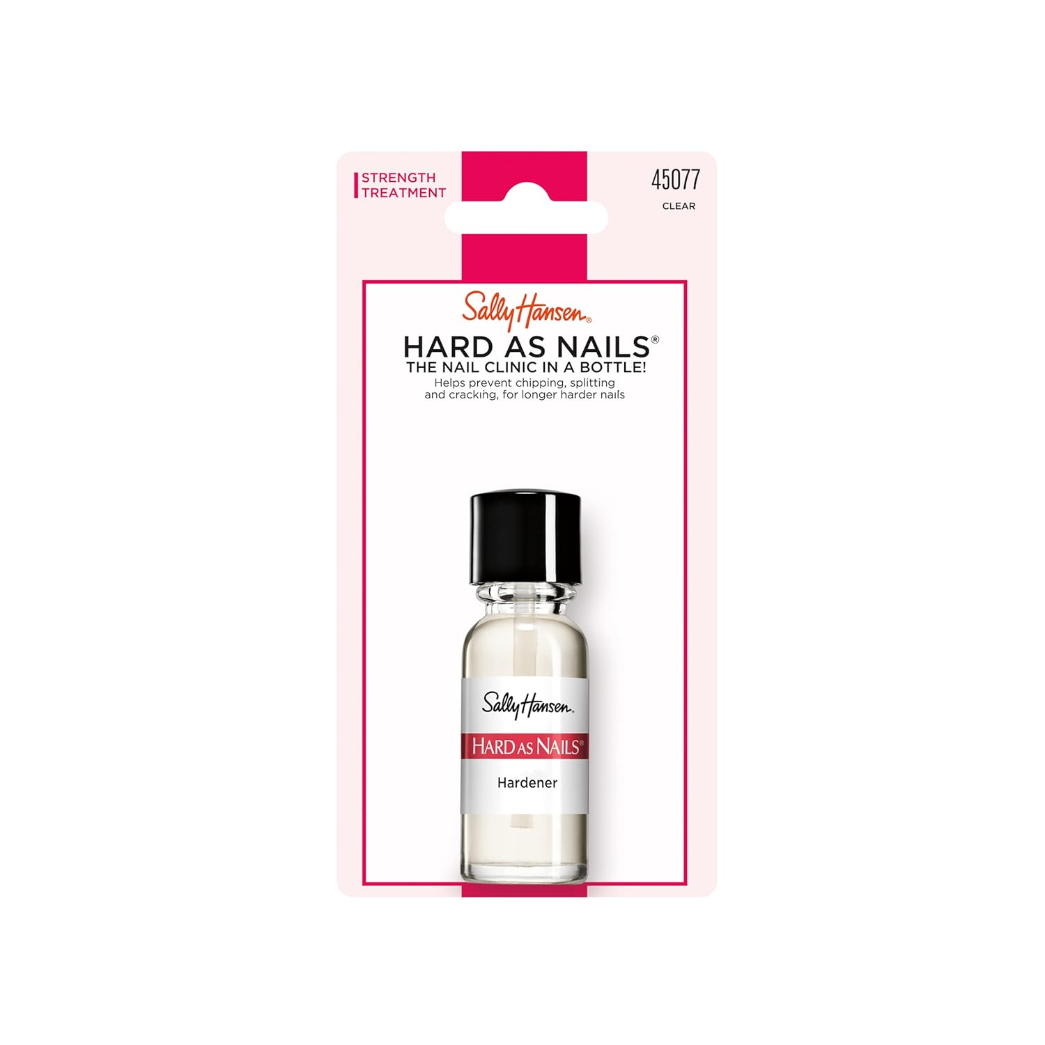 Sally Hansen Hard As Nails Clear 13 ml (zvýrazňovač nehtů)