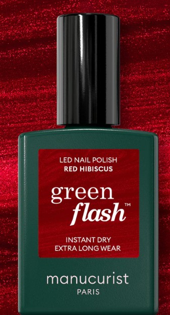 Levně Manucurist Green Nail Polish – odstín Red Hibiscus 2, 15 ml