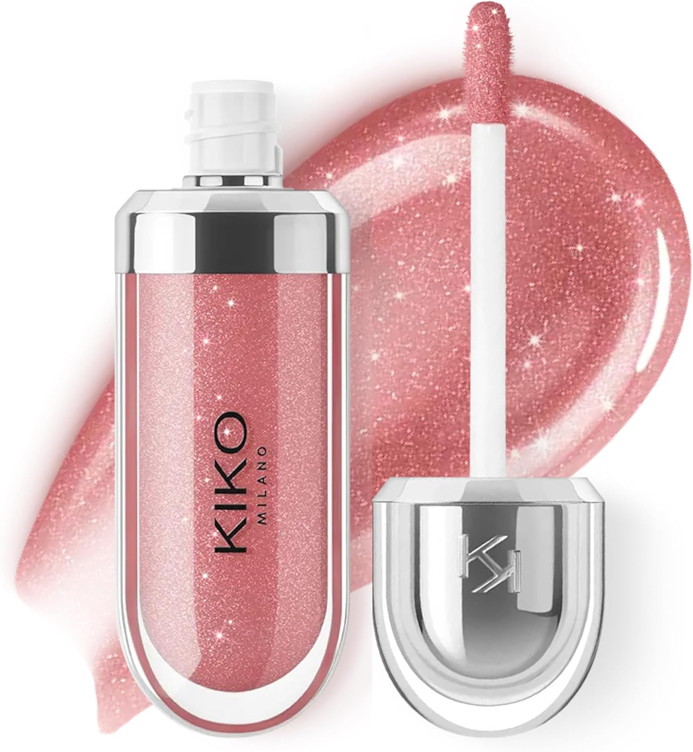 KIKO MILANO 3D Hydra lesk na rty 32 Pearly Natural Rose, 6,5 ml