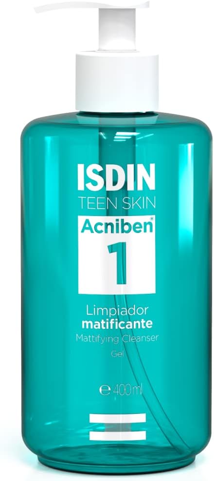 ISDIN Acniben Cleanser – hloubkově čisticí gel pro mastnou pleť, 400 ml