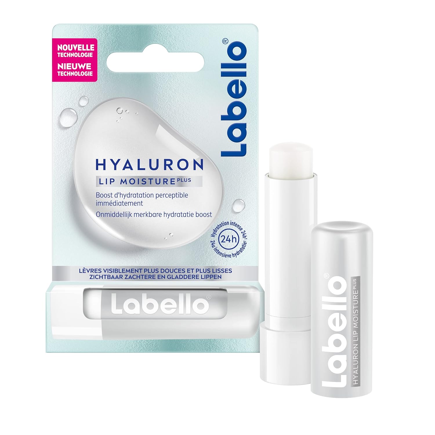Labello Hyaluronic Moisturiser balzám na rty, 5,2 g