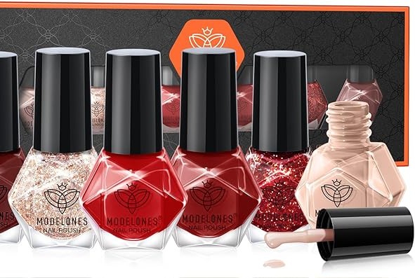 Levně Modelones Nail Polish Set – sada 6 laků na nehty, 6×5 ml