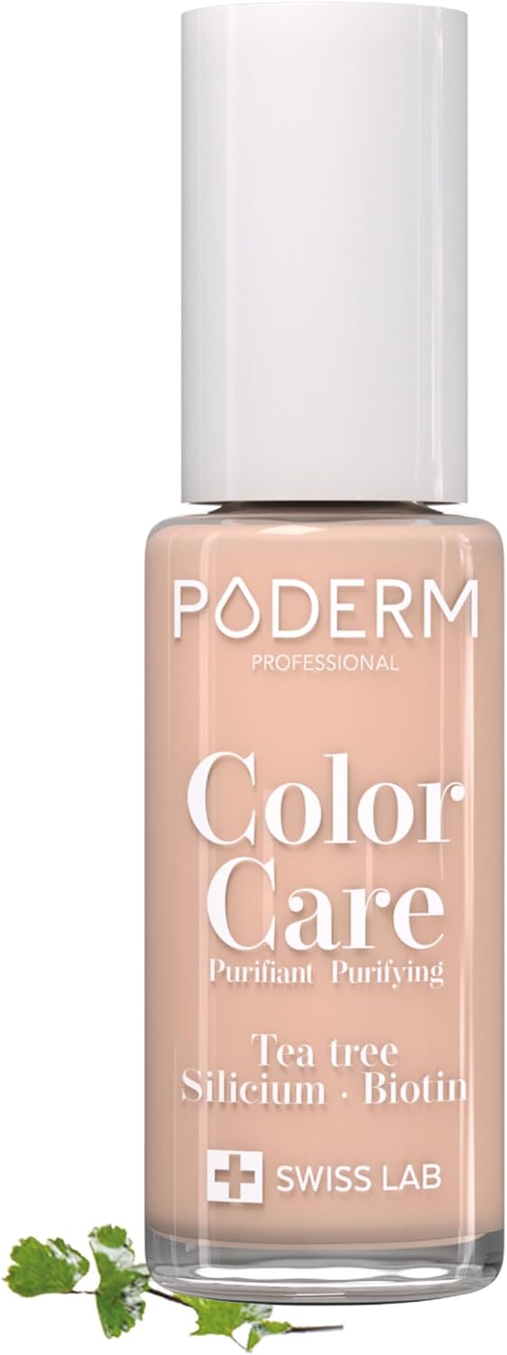 Poderm Color Care Nail Polish – odstín Nude Beige N932, 8 ml
