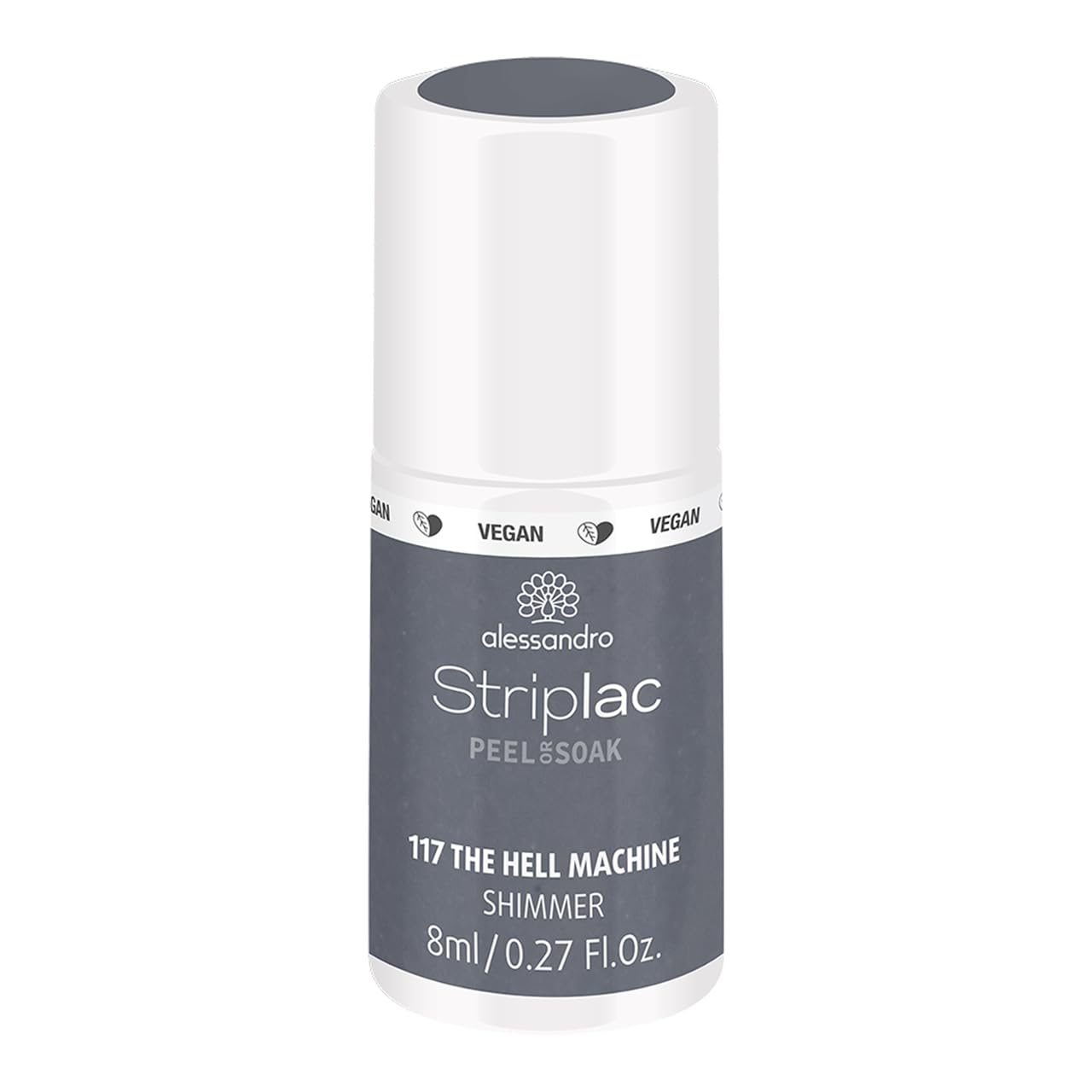 Alessandro Striplac Nail Polish – odstín 117 The Hell Machine, 8 ml