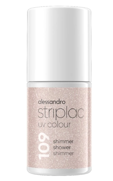 Alessandro Striplac UV lak 109 Shimmer Shower Shimmer 6,5 ml