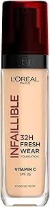L'Oréal L’Oréal Infaillible 32H Fresh Wear foundation odstín 100 Warm Doré 30 ml