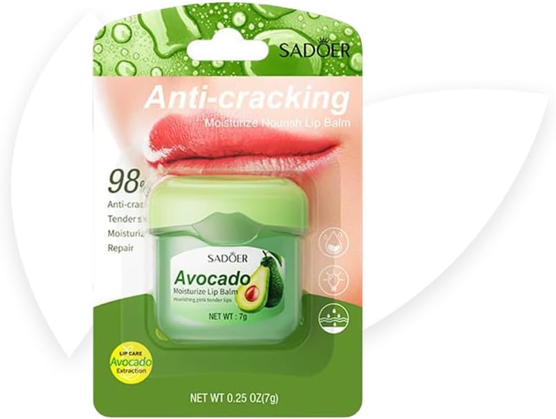 SADOER Organic Avocado Lip Balm Mini 7 g