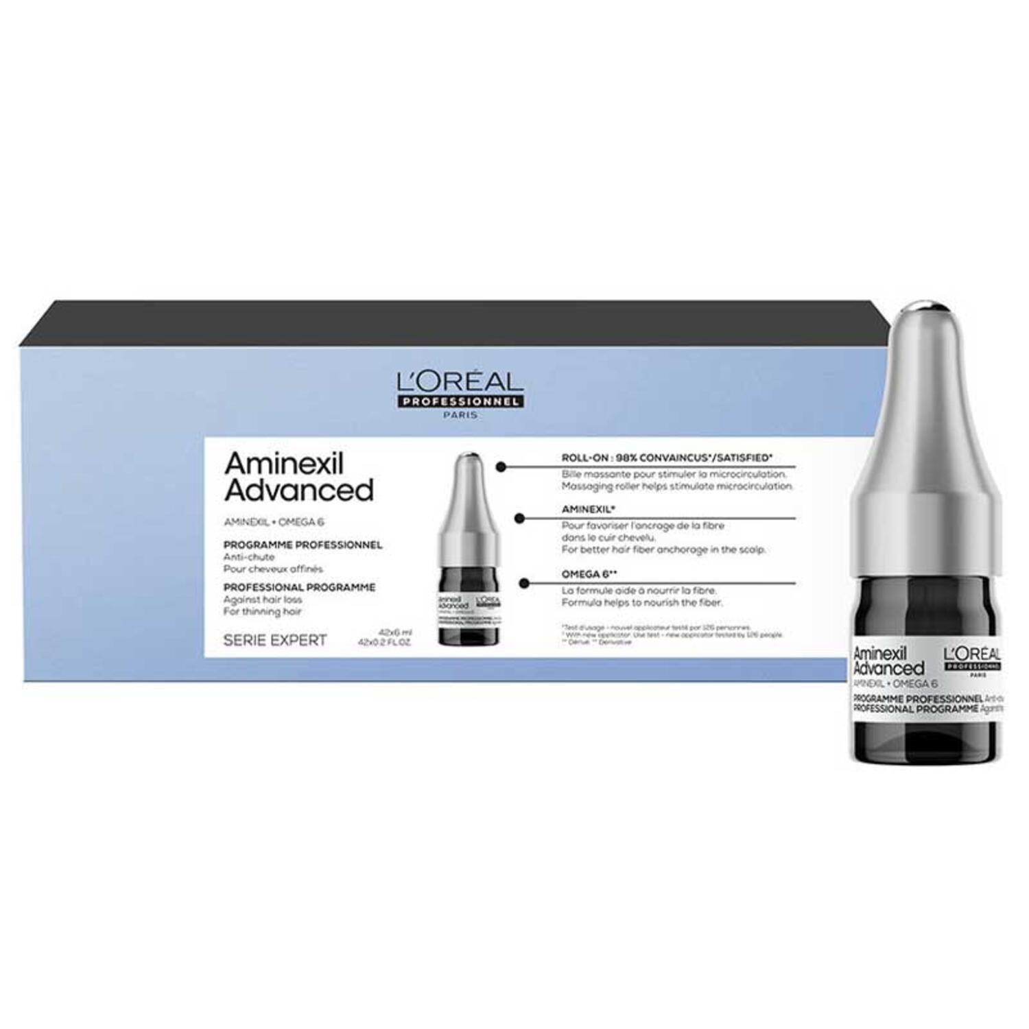 L'Oréal L’Oréal Professionnel Aminexil Advanced 42 × 6 ml intenzivní kúra proti vypadávání vlasů