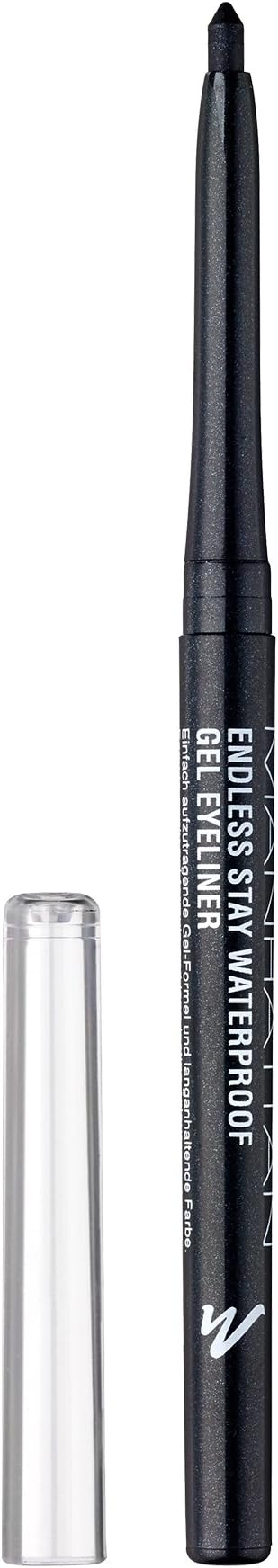 Manhattan Endless Stay Waterproof gelová oční linka odstín 008 Earl Grey