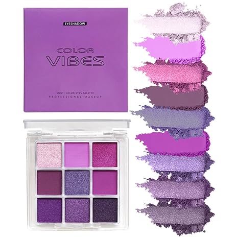Color Vibes paletka očních stínů – 9 barev