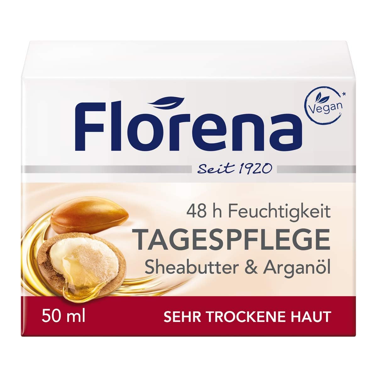 Levně Florena Noční krém Shea Butter & Argan Oil 50 ml