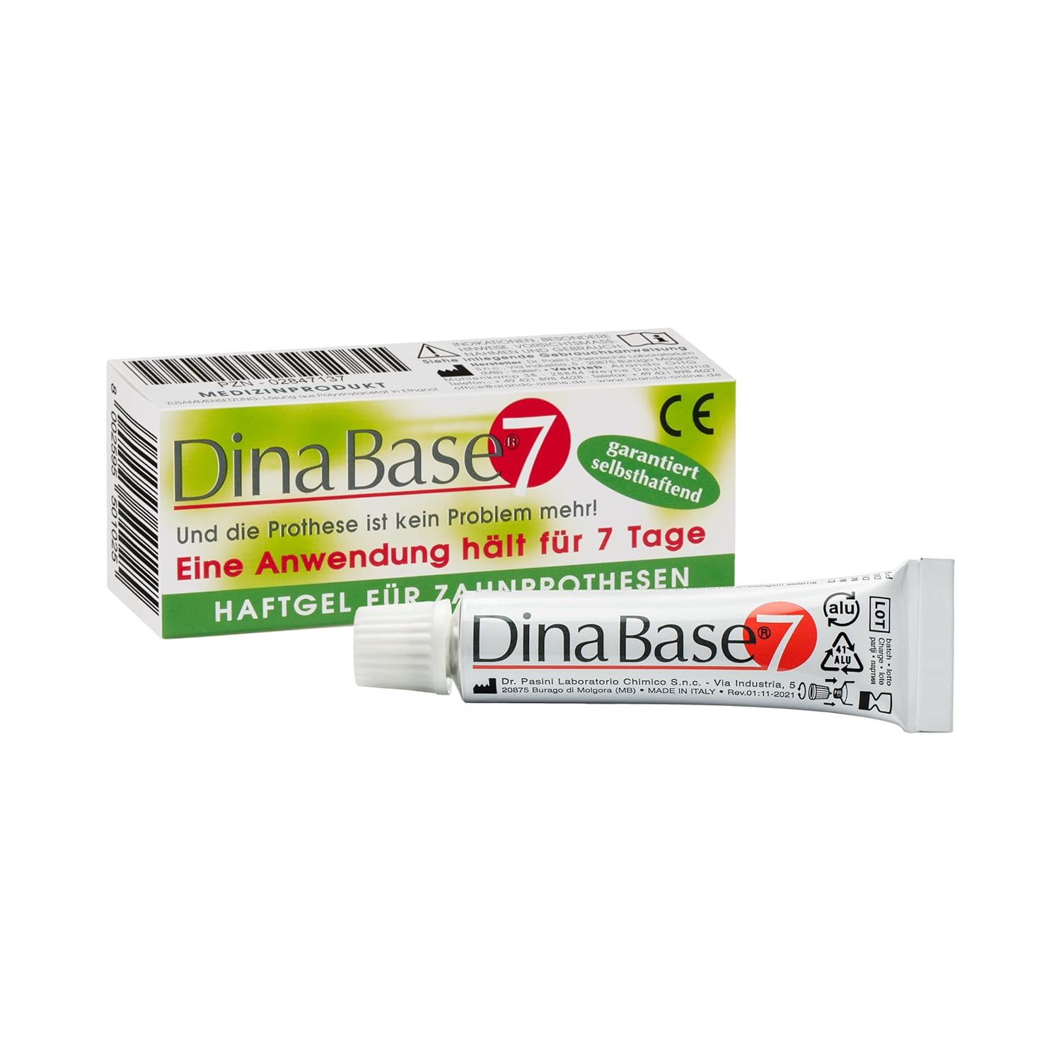 Dina Base Dinabase 7 adhezivní gel pro zubní protézy 20g