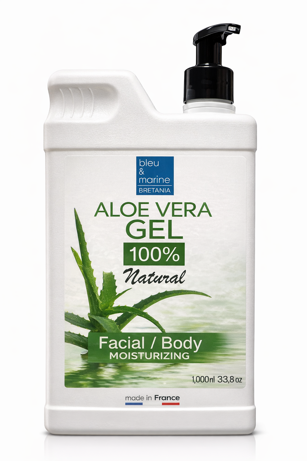 Bleu & Marine Bretania Aloe Vera Gel 100% Natural – obličej & tělo 1000 ml