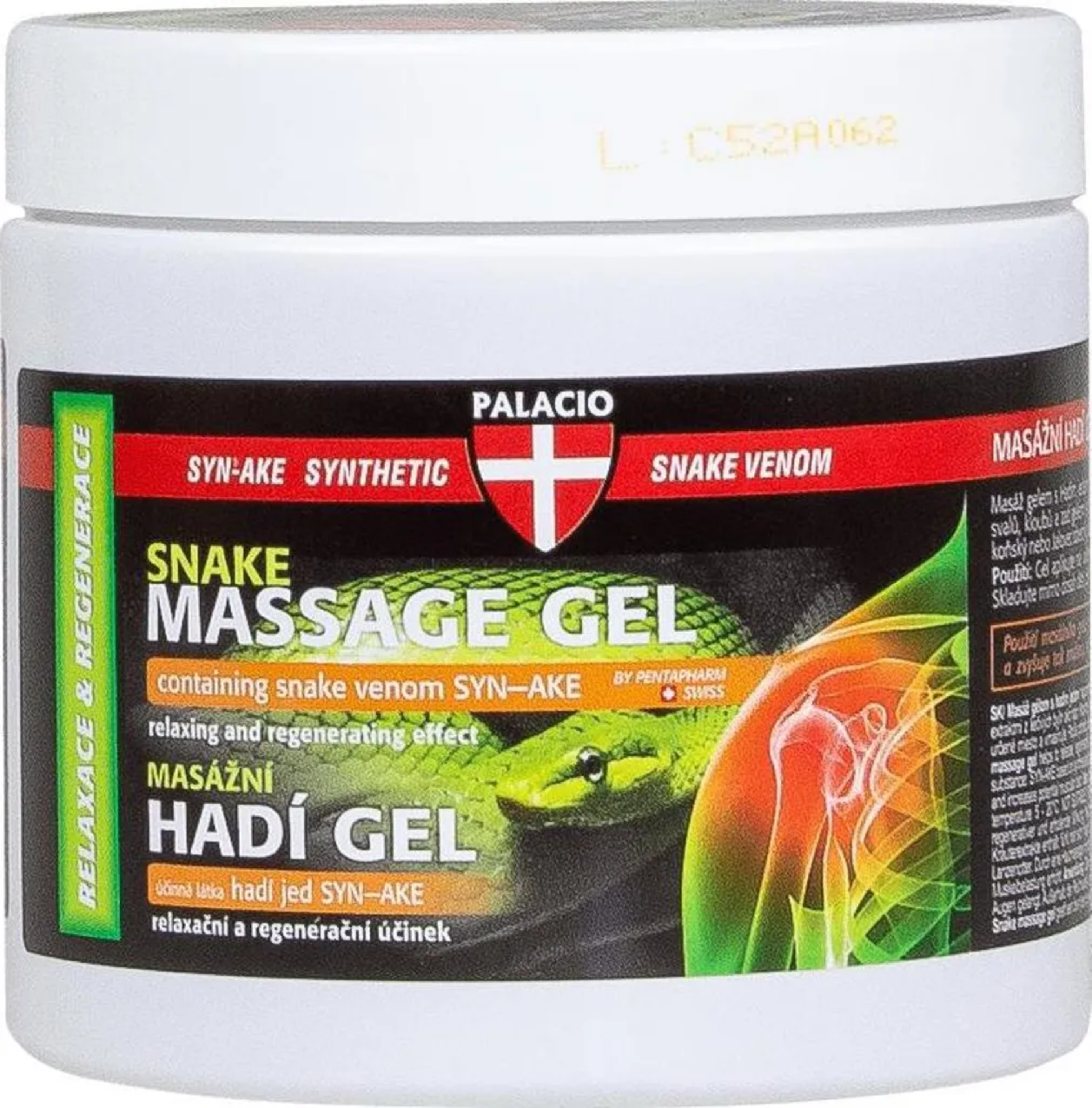 Palacio Hadí masážní gel SYN-AKE 600 ml