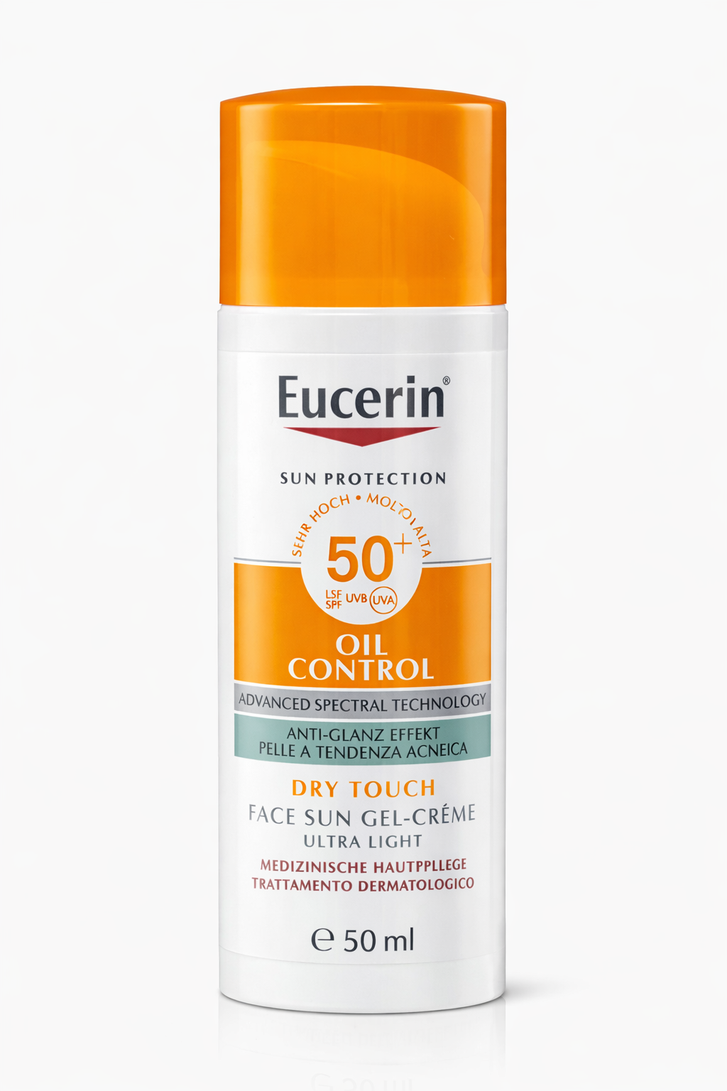 Eucerin Sun Oil Control SPF 50+opalovací gel-krém na obličej 50ml / bez krabičky/