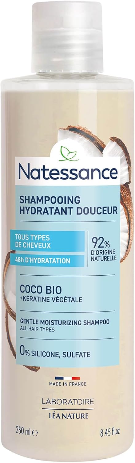 Natessance Hydratační šampon s kokosem BIO – 250 ml