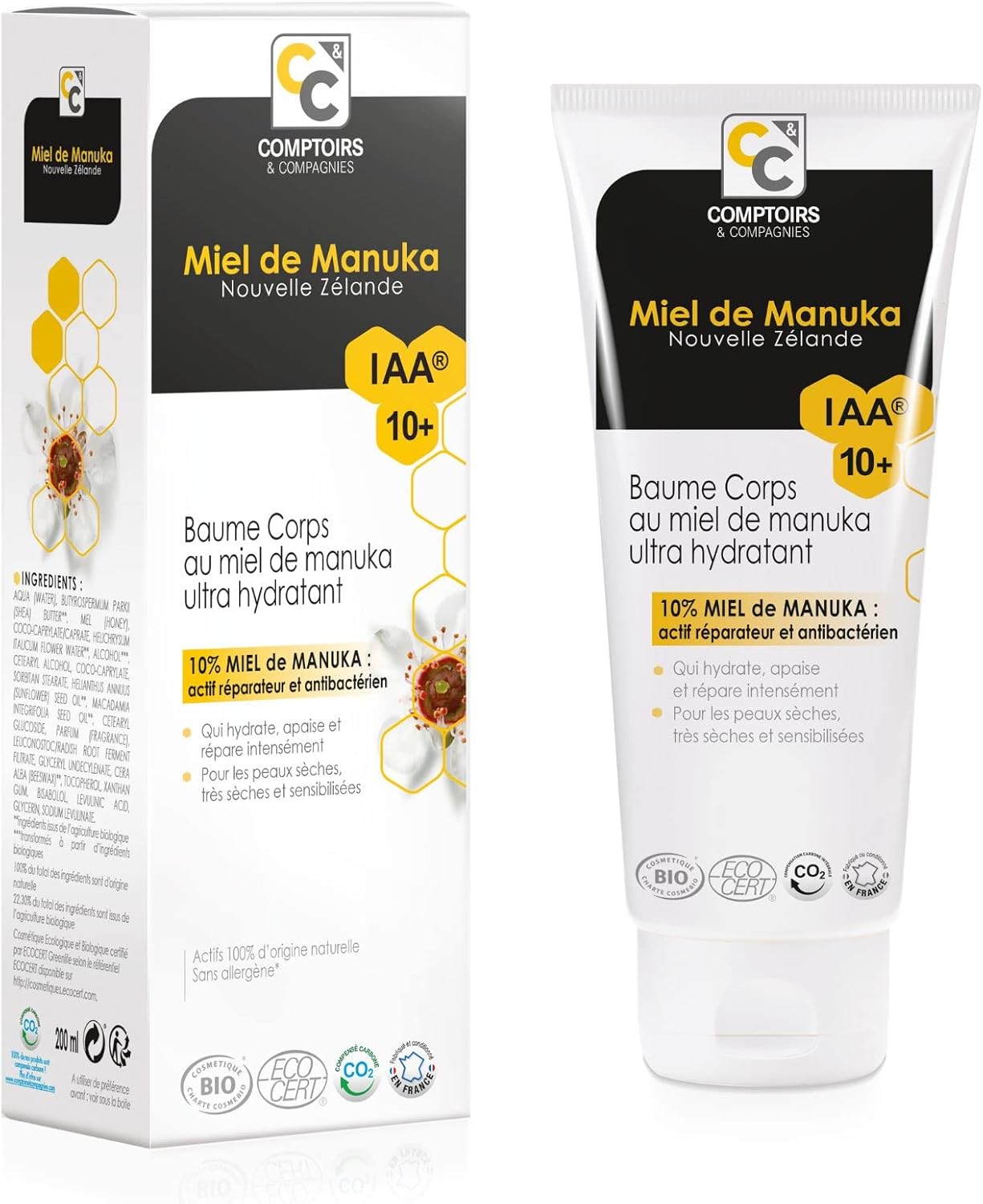 Reparační krém 40 % med Manuka IAA 10+ – 40 ml – Comptoirs et Compagnies